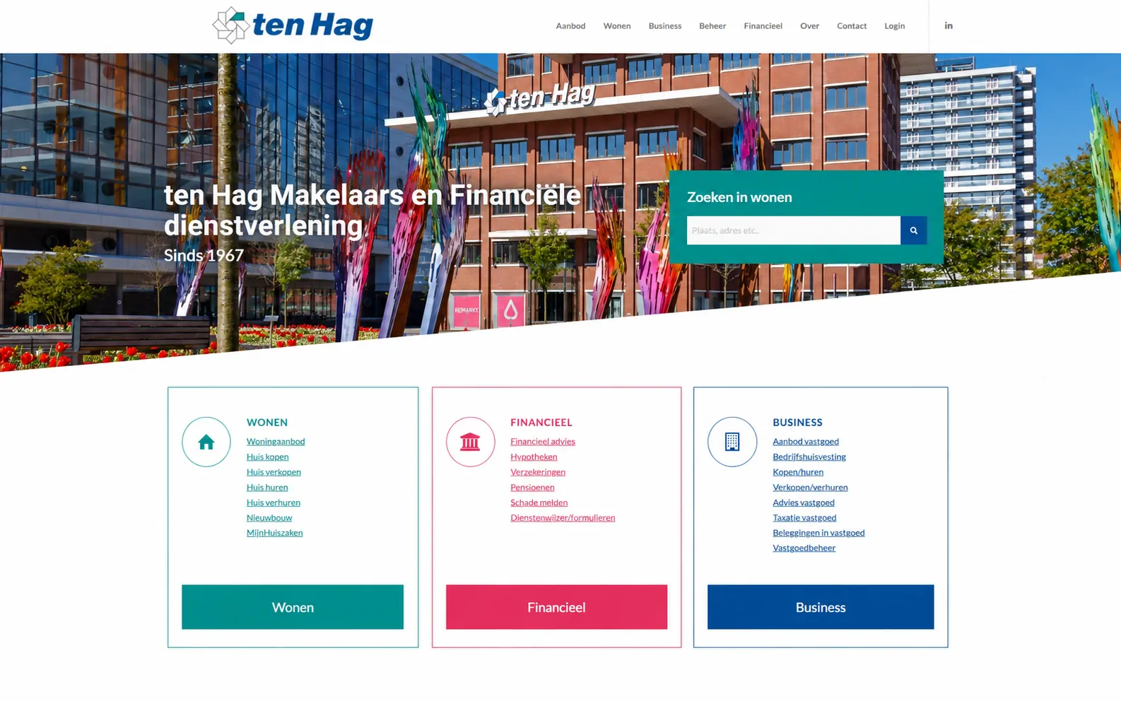 Ten Hag WordPress website